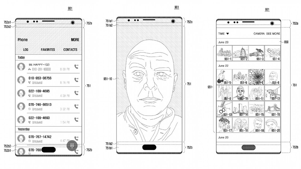 Samsung создала полностью безрамочный смартфон