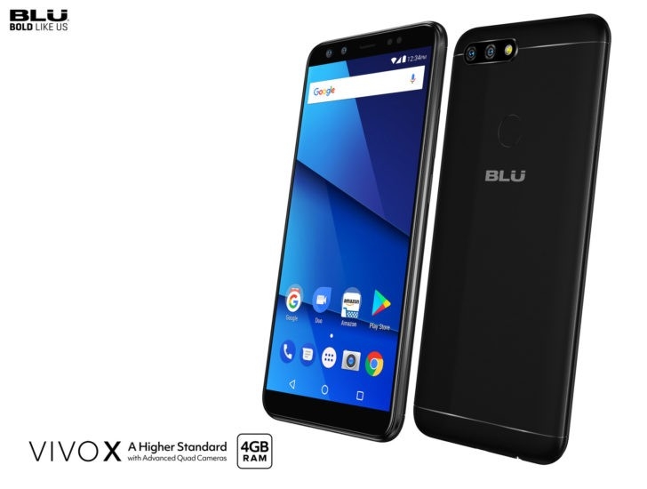 Смартфон Blu Vivo X с четырьмя камерами оценен в $250‍