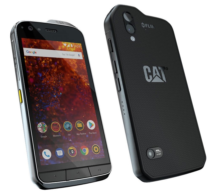 Компания Caterpillar выпустила смартфон CAT S61 с дальномером и тепловизором
