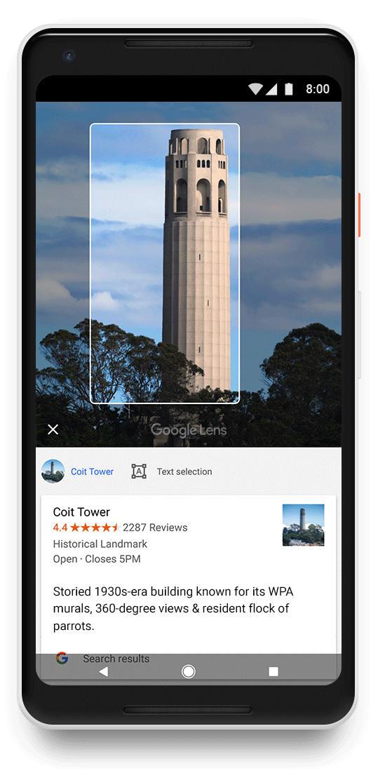Google Lens стал доступен для всех Android-смартфонов