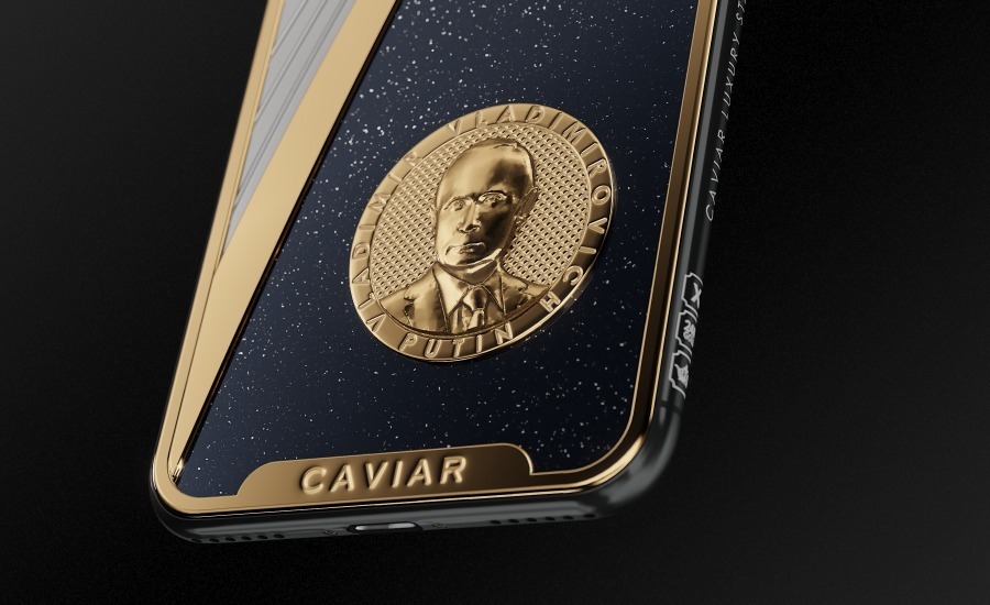 Caviar представила еще один iPhone X в честь В. Путина