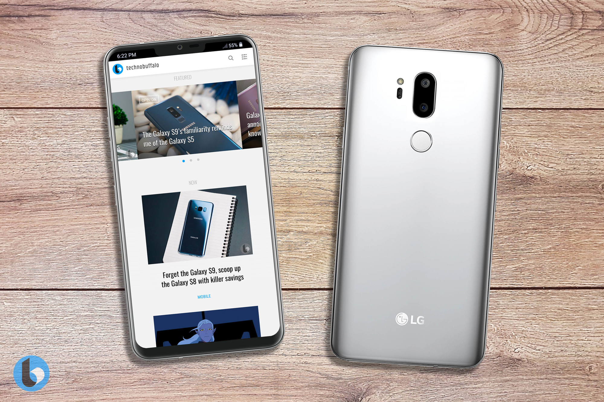 Появились первые изображения с новым LG G7