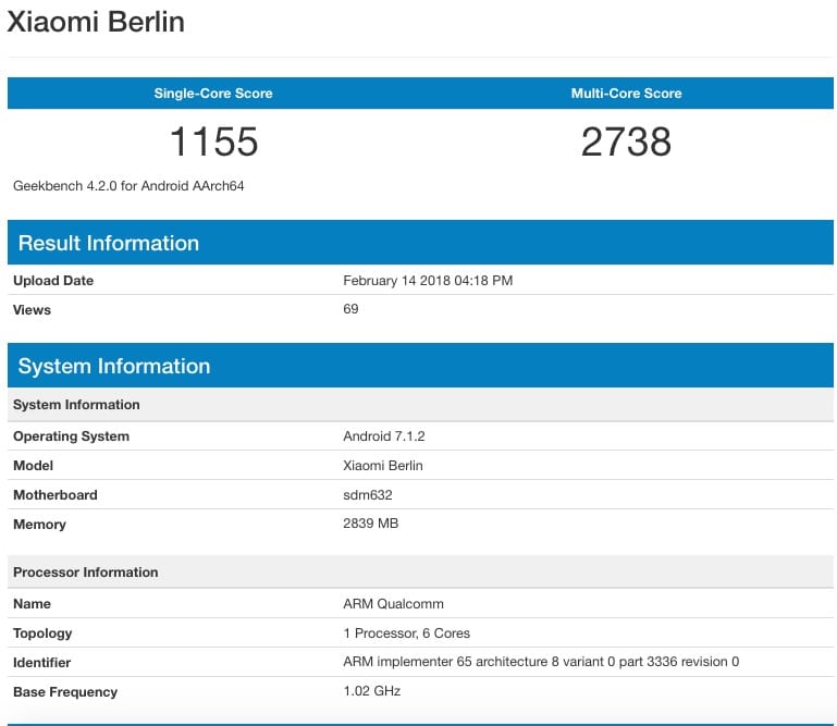 Xiaomi скоро выпустит новый смартфон Berlin