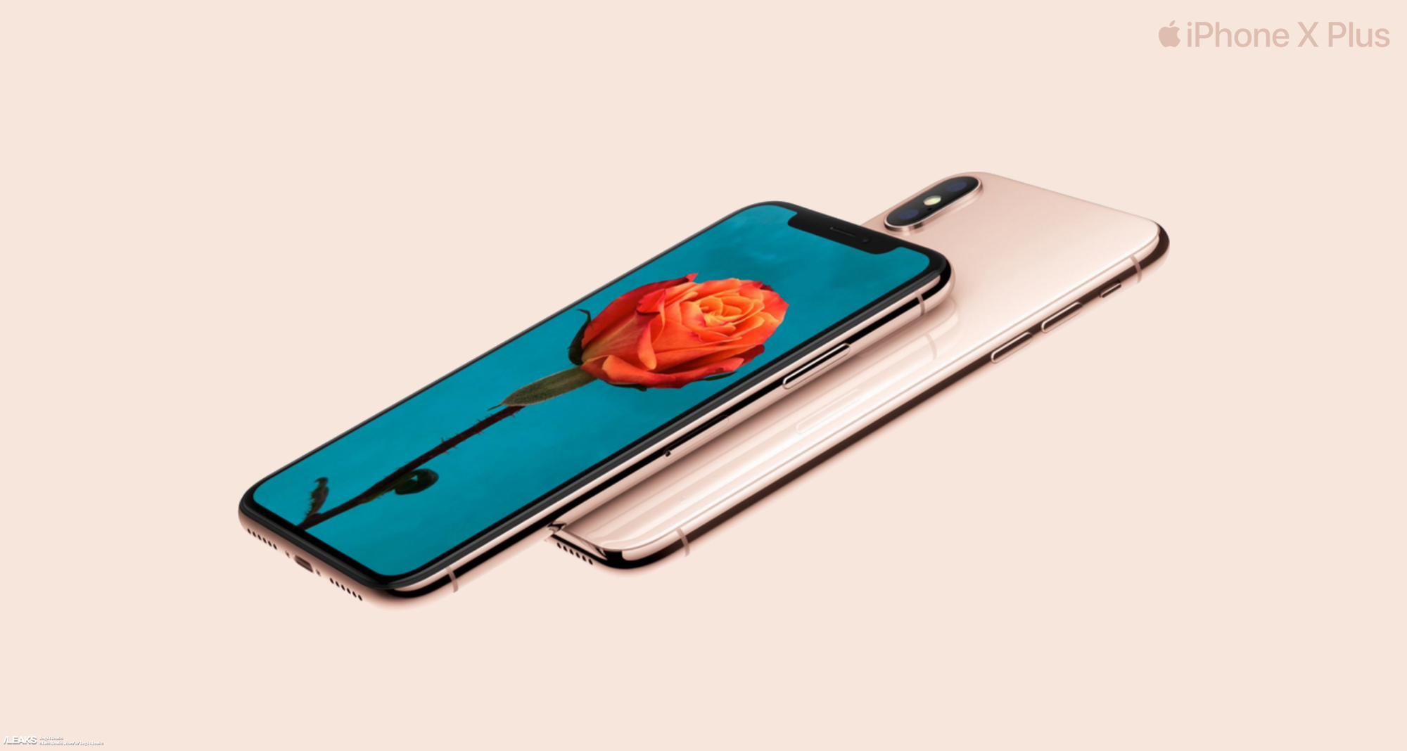 iPhone X Plus в золотом цвете: первые рекламные изображения