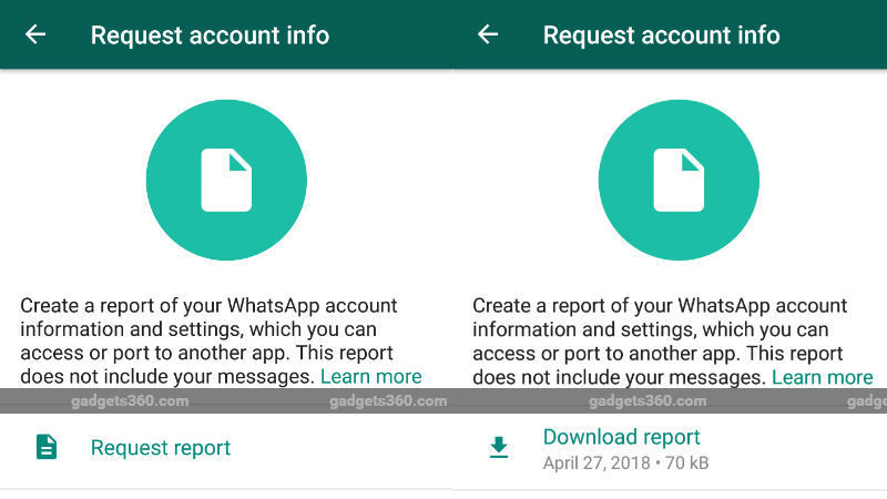 WhastApp получил функцию скачивания всей личной информации