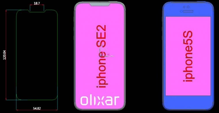 Дизайн iPhone SE 2 был раскрыт производителем чехлов Olixar