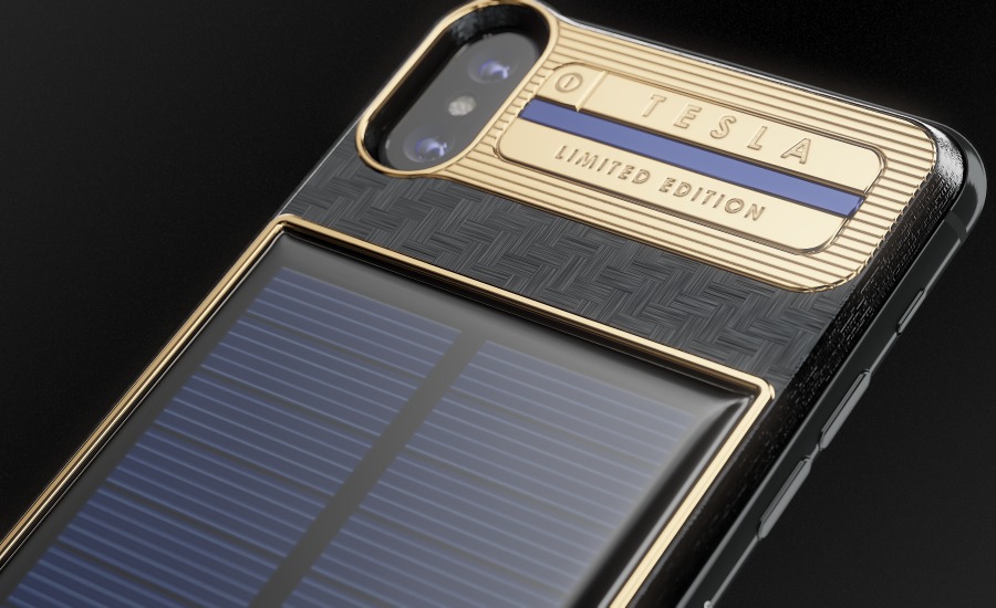Caviar выпустила уникальный iPhone Х «Tesla» с бесконечной зарядкой