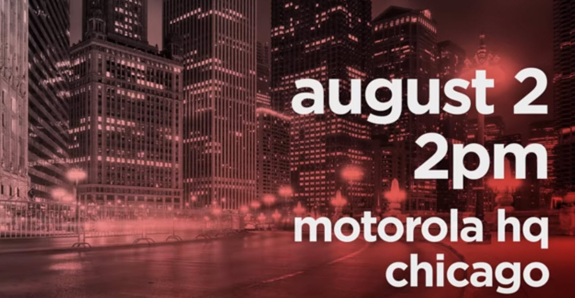 Motorola 2 августа покажет новые смартфоны и сервисы