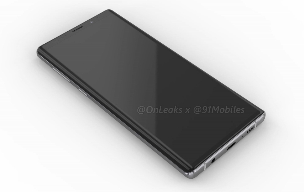 Флагманский Samsung Galaxy Note 9 показали на рендерном видео