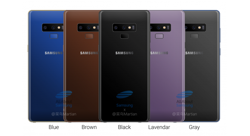Названа дата анонса и особенности смартфона Samsung Galaxy Note9