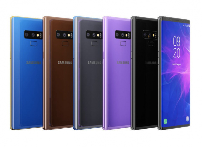 Смартфон Samsung Galaxy Note 9‍ показали на новых рендерах