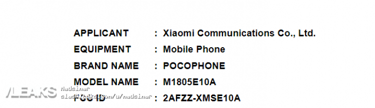 Появилось первое изображение нового смартфона Xiaomi Pocophone