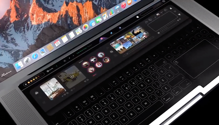 Представлен концепт MacBook Pro Touch с огромным тачскрином‍