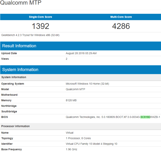 Новый процессор Snapdragon 8180 протестировали в Geekbench
