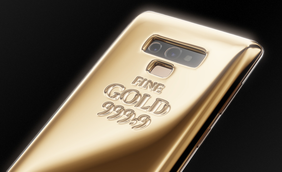 Компания Caviar превратит Samsung Galaxy Note 9 в слиток золота