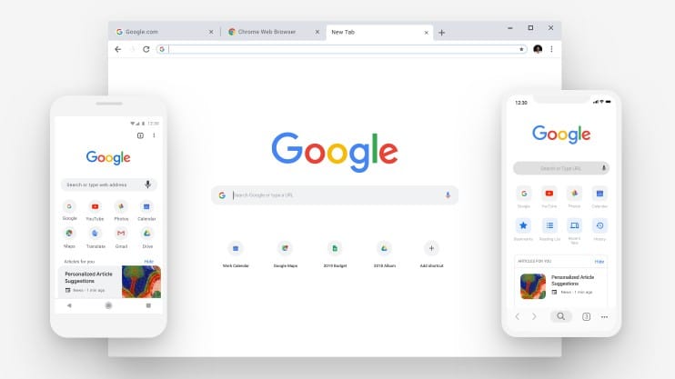 Google обновила дизайн браузера Google Chrome
