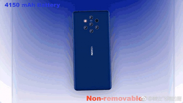 Смартфон Nokia 9 с 5-модульной камерой получит мощную батарею