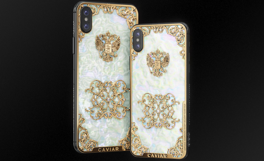 Caviar показала iPhone XS с бриллиантами и бивнями мамонта‍