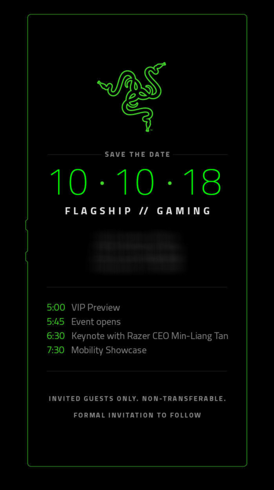 10 октября глава Razer представит геймерский смартфон Phone 2
