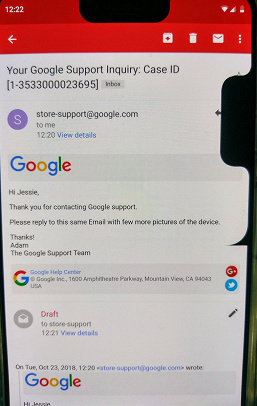 У смартфона Google Pixel 3 XL обнаружили вторую «челку»‍