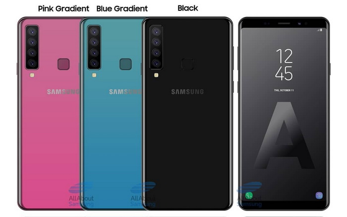Samsung Galaxy A9s выйдет на рынок в градиентном цвете