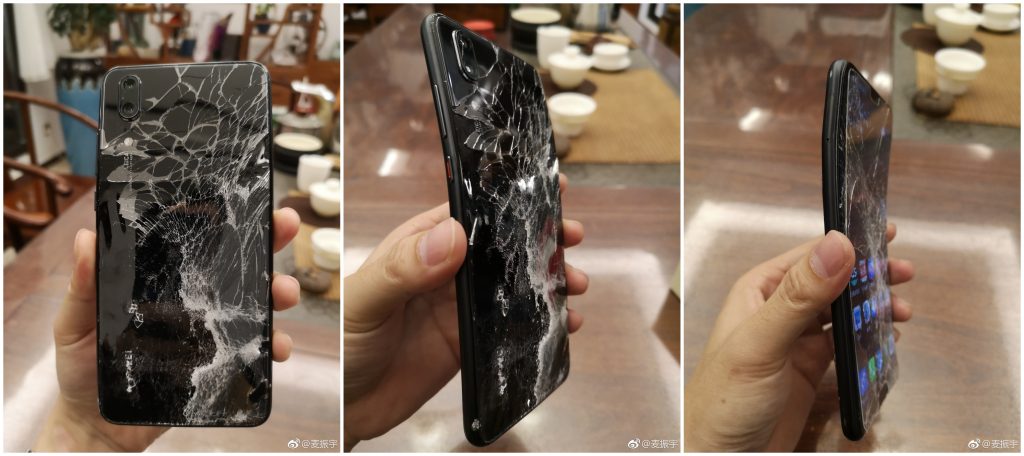 Смартфон Huawei P20 остался рабочим после падения с 21 этажа