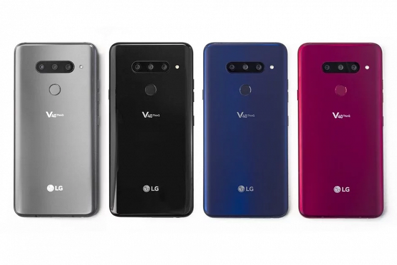 Компания LG представила смартфон LG V40 ThinQ с пятью камерами‍
