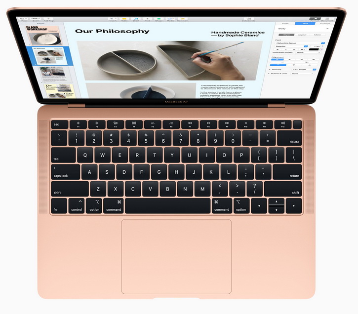 Apple представила новое поколение ноутбука Apple Macbook Air