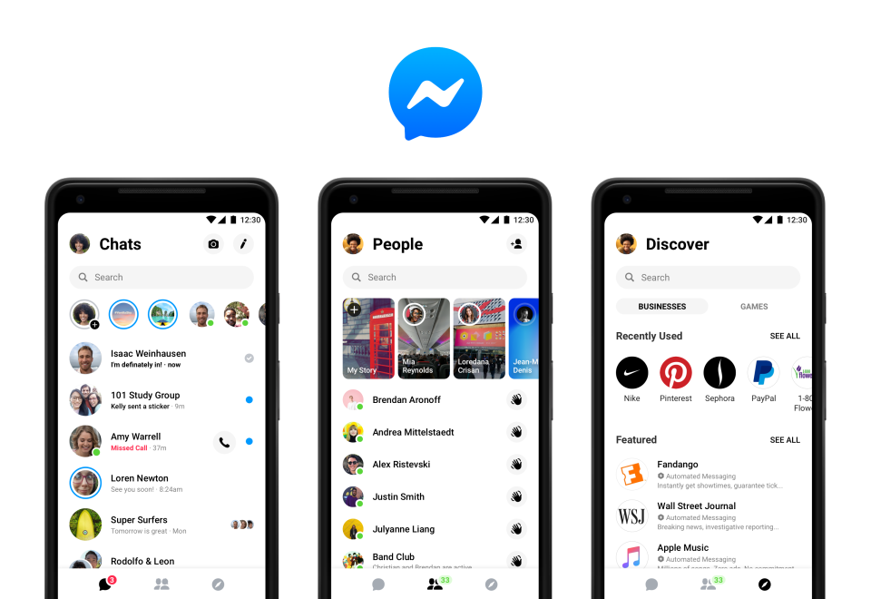 Facebook представил упрощенную версию для Messenger
