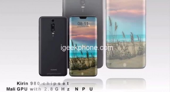 В Сети появились изображения флагманского смартфона Huawei P30 Pro