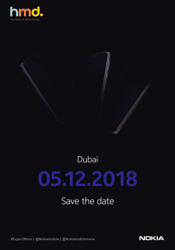 Nokia 5 декабря в Дубае представит сразу три новых смартфона