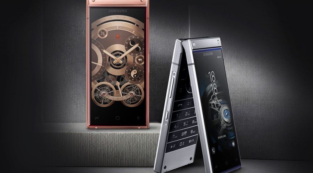 Компания Samsung представила смартфон-раскладушку с двумя дисплеями
