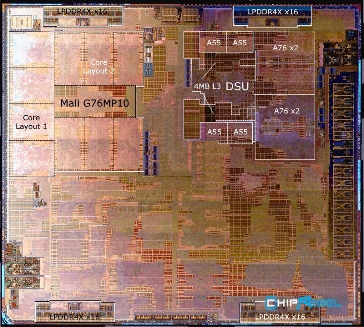 В сети на микрофото показали «начинку» процессора Kirin 980