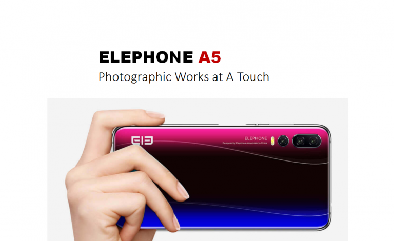 Смартфон Elephone A5 с пятью камерами оценили в 230 долларов