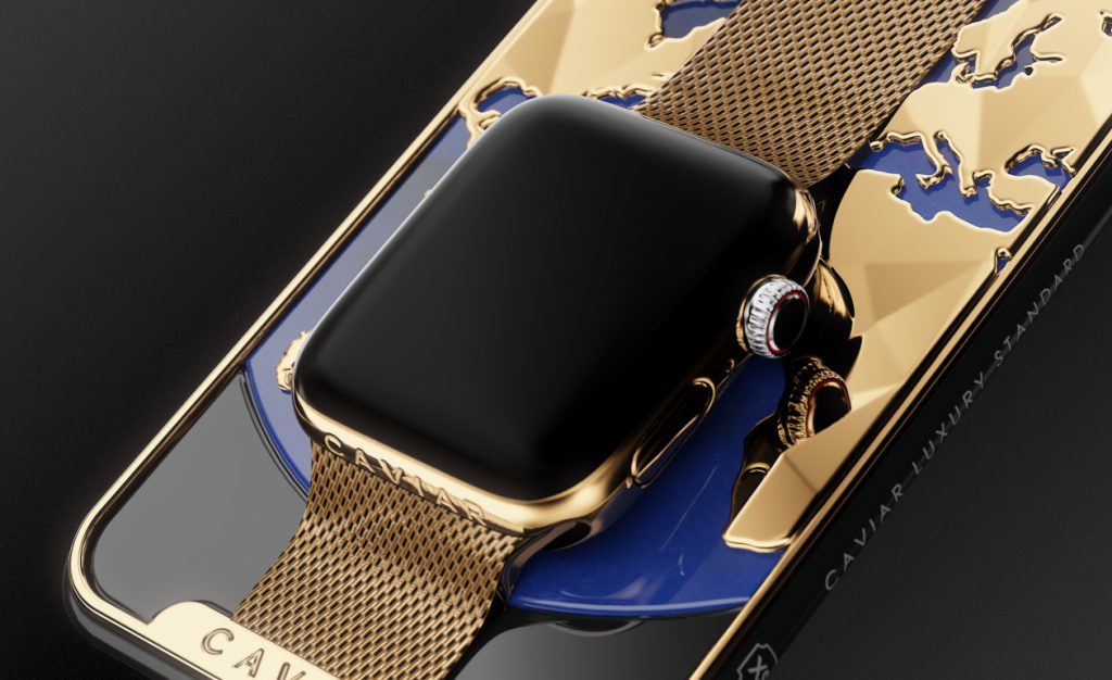 Компания Caviar объединила iPhone XS и Apple Watch
