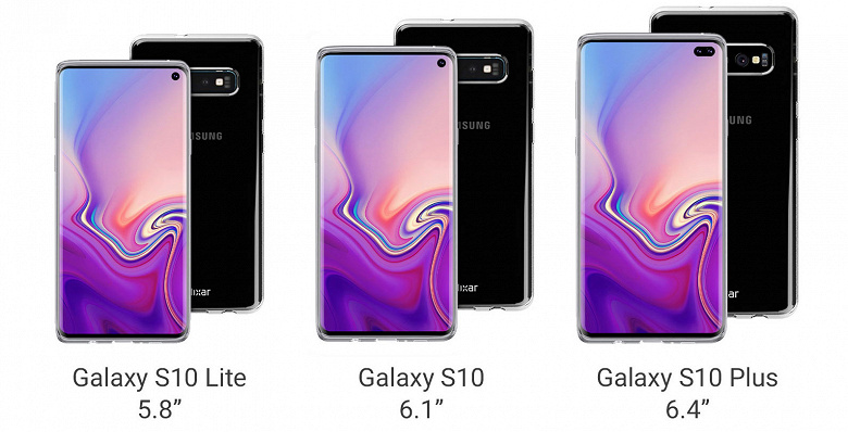 Olixar показал полную серию смартфонов Samsung Galaxy S10