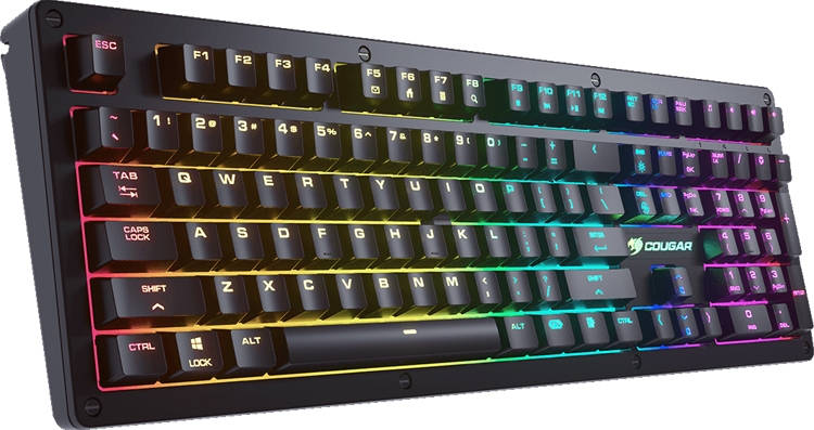 Игровая клавиатура Cougar Puri RGB получила съёмный USB-кабель и защитную крышку
