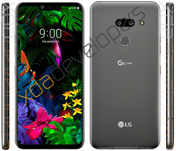 Смартфон LG G8 ThinQ показали на новом рендерном изображении