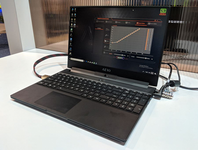 Представлен мощный игровой ноутбук Gigabyte Aero 15 с ИИ