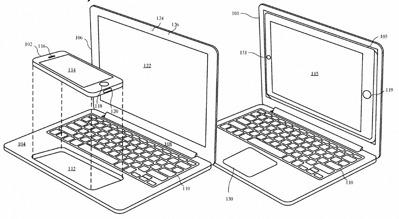 Apple намерена создать ноутбук на базе iPhone