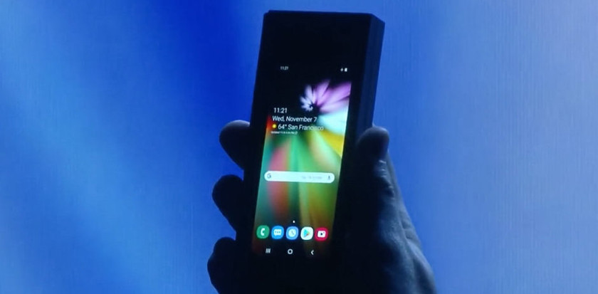Samsung провела закрытую презентацию складного смартфона Galaxy F