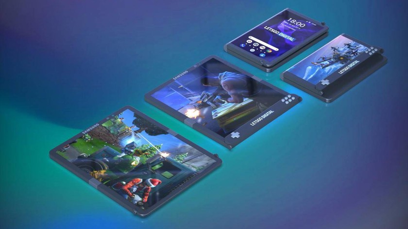 Samsung запатентовала игровой смартфон с гибким экраном