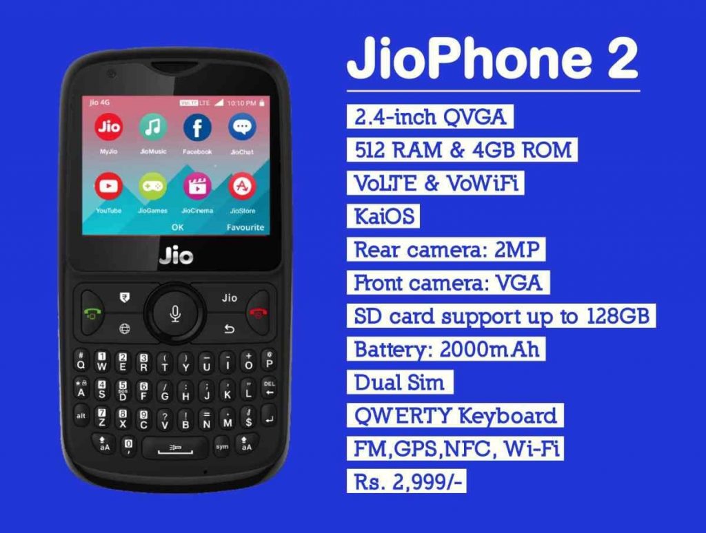 Индийский JioPhone 3 получит сенсорный экран и цену в 60 долларов