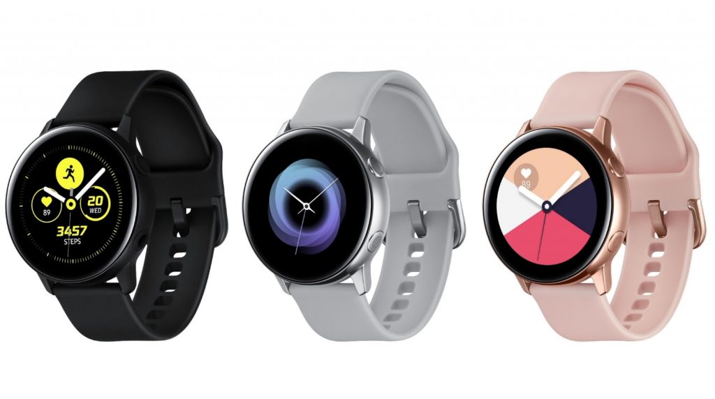 Samsung раскрыла дизайн часов Galaxy Watch Active и наушников Galaxy Buds