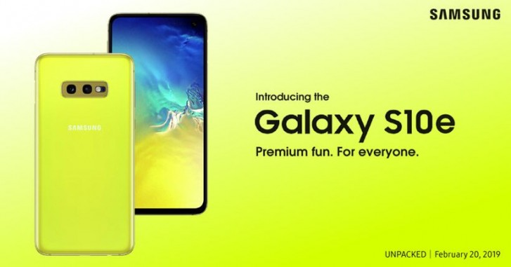 «Бюджетный» Samsung Galaxy S10e выйдет в желтом цвете
