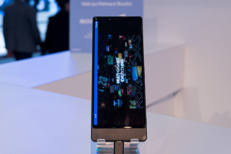 Sony показала прототип смартфона Sony Xperia с поддержкой 5G