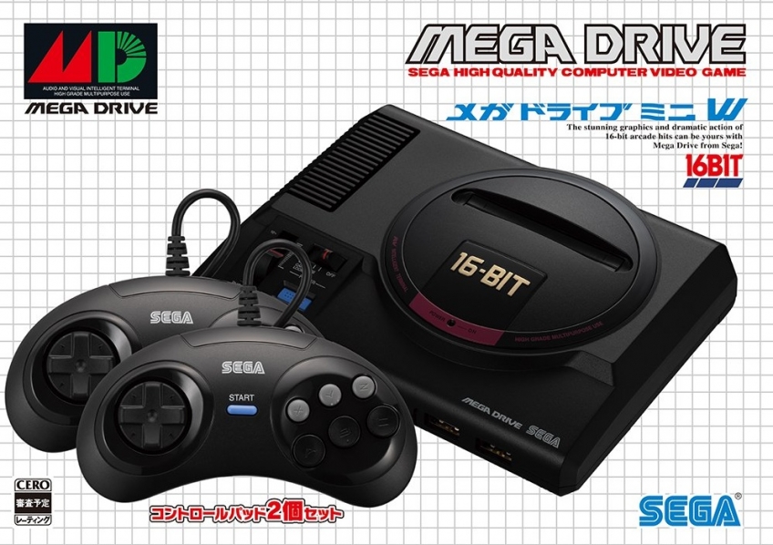 Возрожденная приставка SEGA Mega Drive появится в продаже 19 сентября