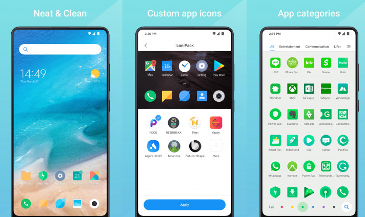 Xiaomi опубликовала в Google Play новый лаунчер Mint
