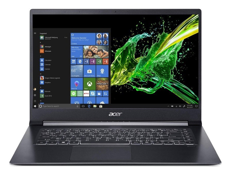 Ноутбук Acer Aspire 7 на процессоре Core i7-8705G оценили в 1500 долларов