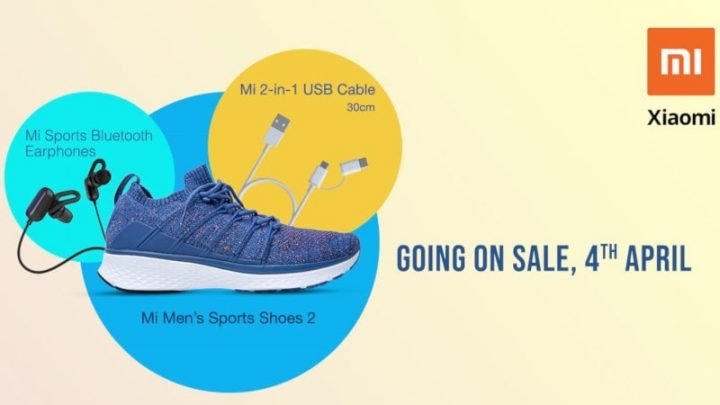 Наушники Sports Bluetooth, кабель и кроссовки Xiaomi появятся в продаже 4 апреля